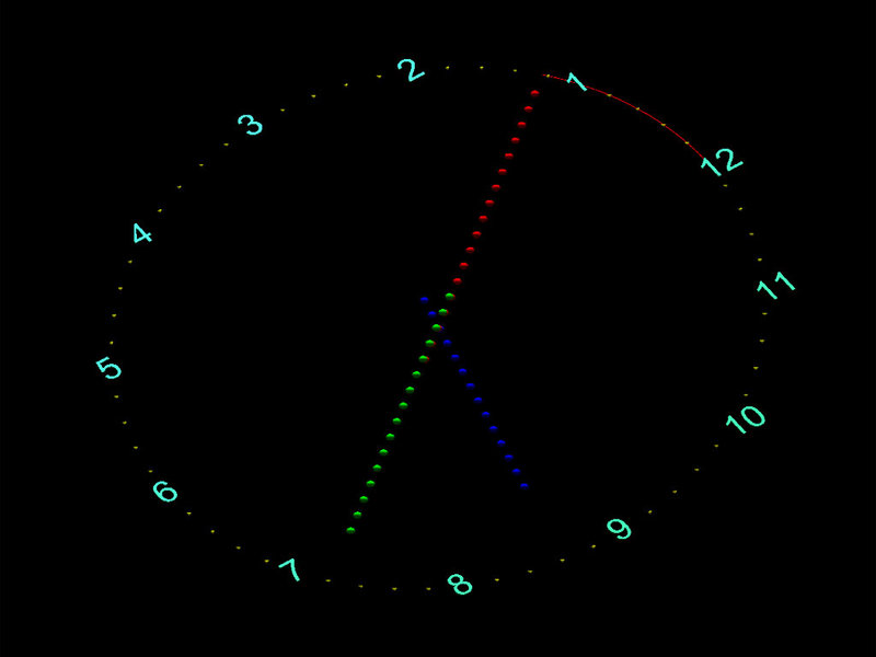 7art Rotary Clock ScreenSaver Screenshot